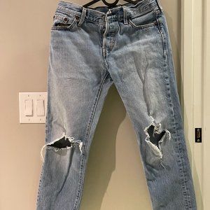 Levis 501 Boyfriend Jeans